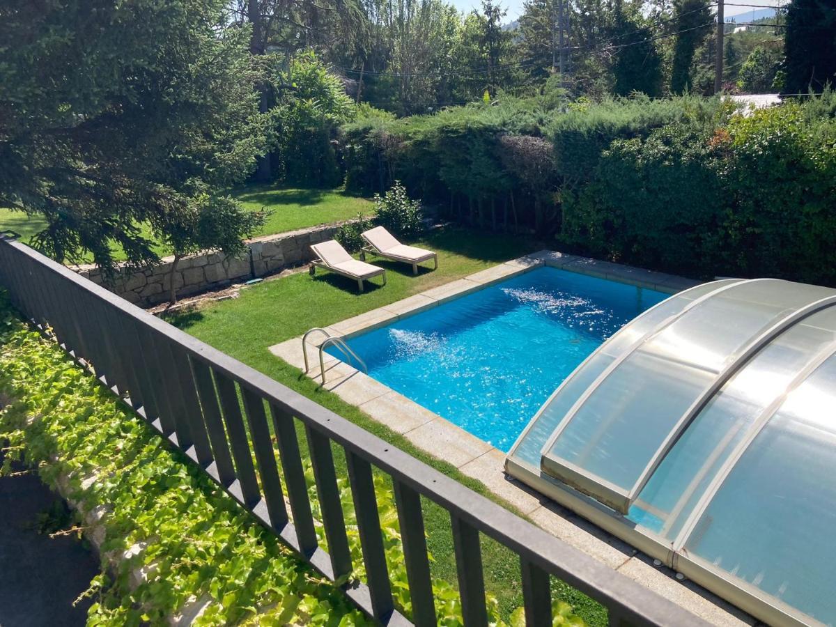 Los Cedros, Gran Chalet Con Piscina Y Apartamento En Navacerrada Εξωτερικό φωτογραφία