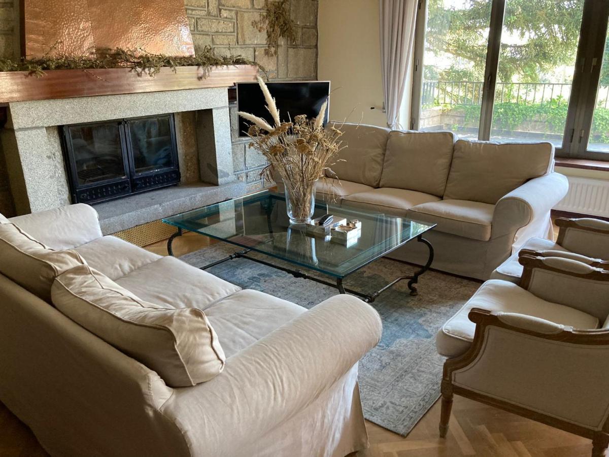 Los Cedros, Gran Chalet Con Piscina Y Apartamento En Navacerrada Εξωτερικό φωτογραφία