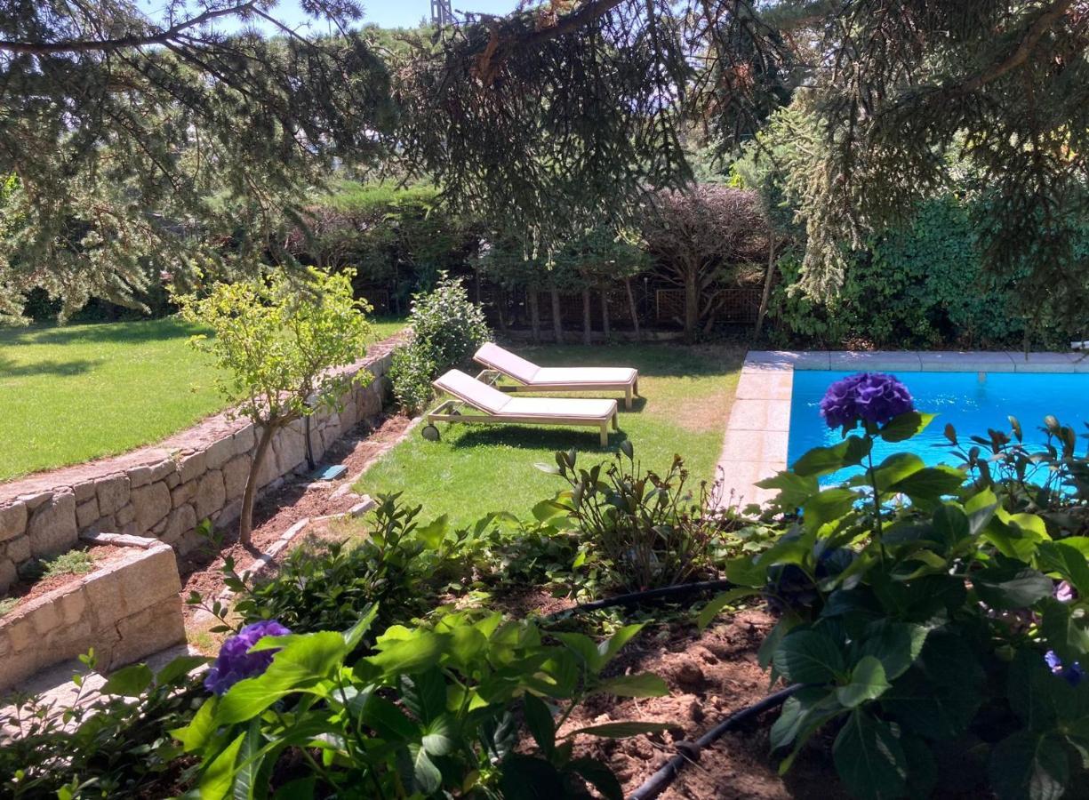 Los Cedros, Gran Chalet Con Piscina Y Apartamento En Navacerrada Εξωτερικό φωτογραφία